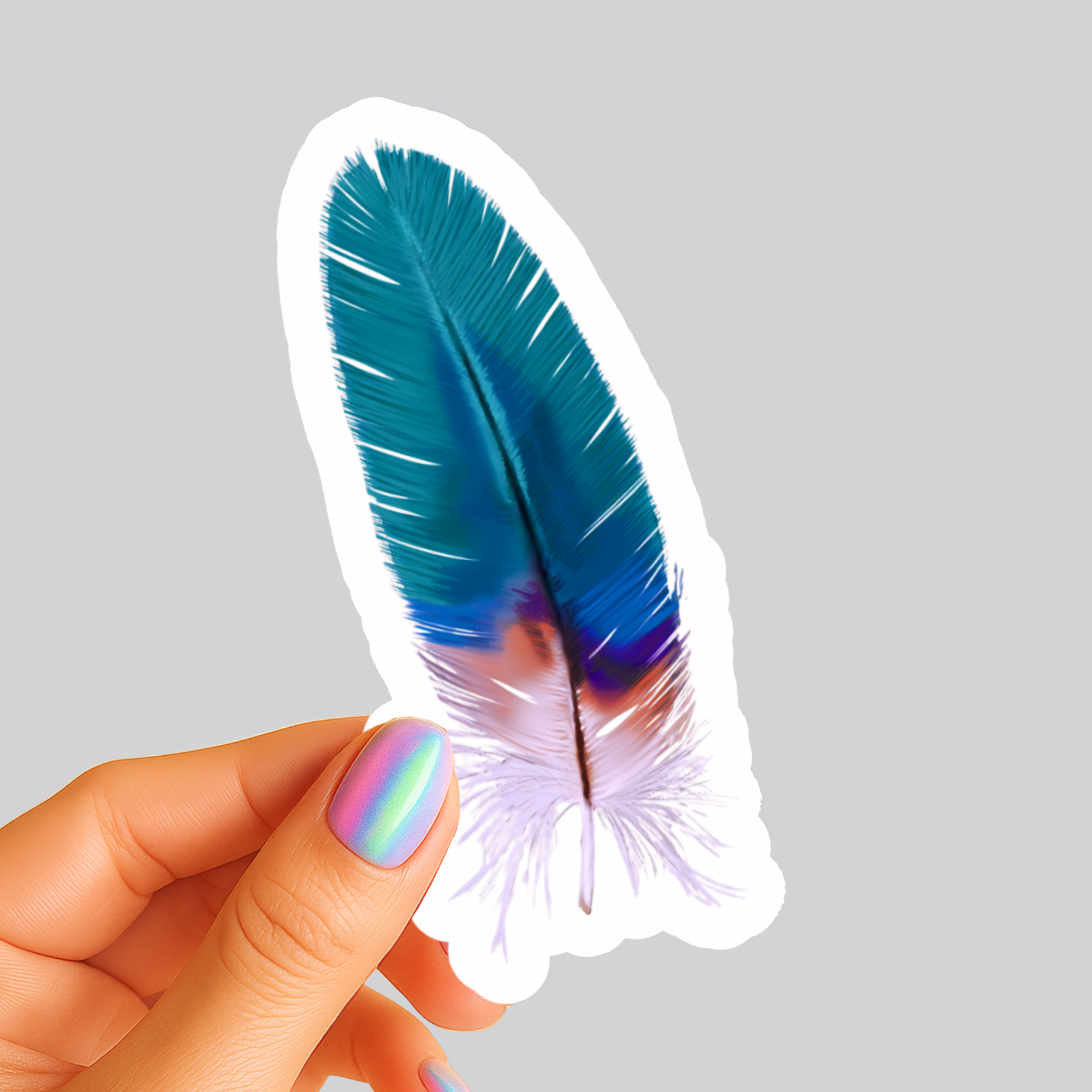 Waterproof Blue Jay Sticker - Waterproof Vinyl Sticker - Original Art Decal