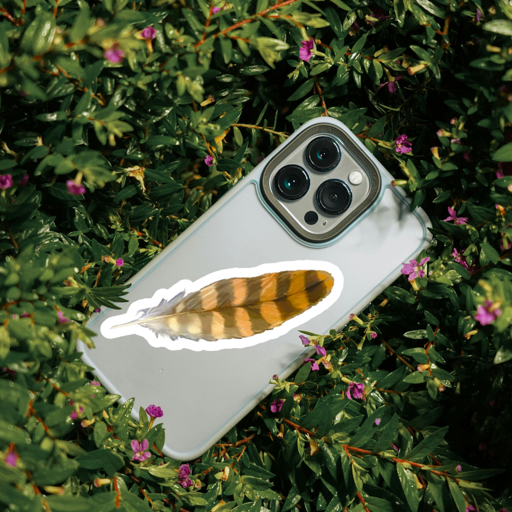 Waterproof Great Horned Owl Sticker