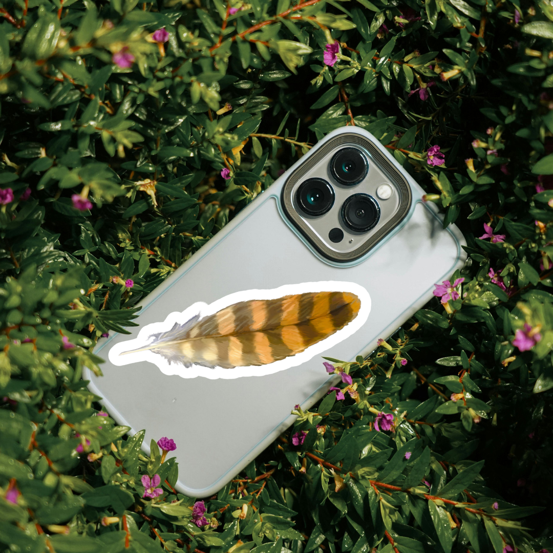 Waterproof Great Horned Owl Sticker