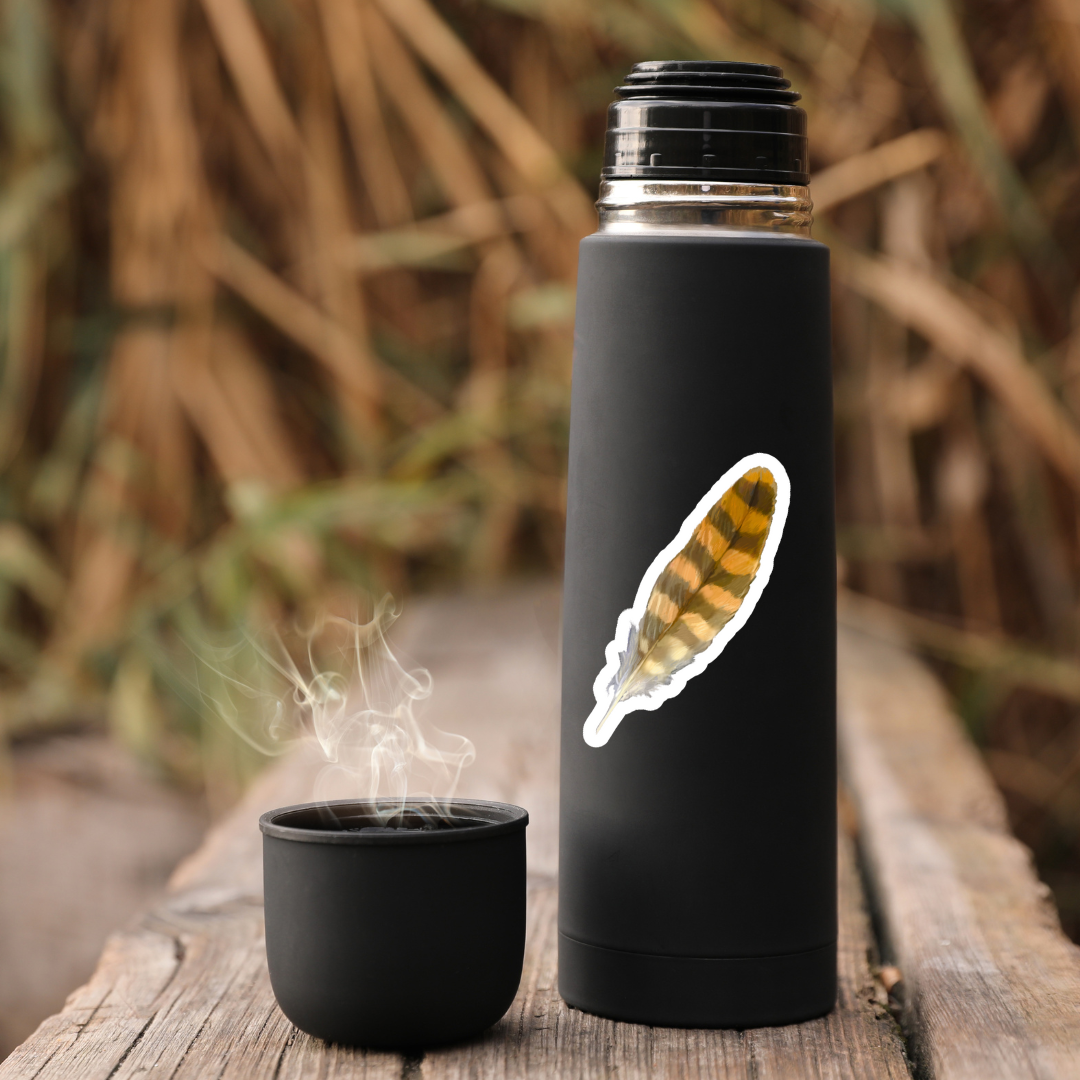 Waterproof Great Horned Owl Sticker