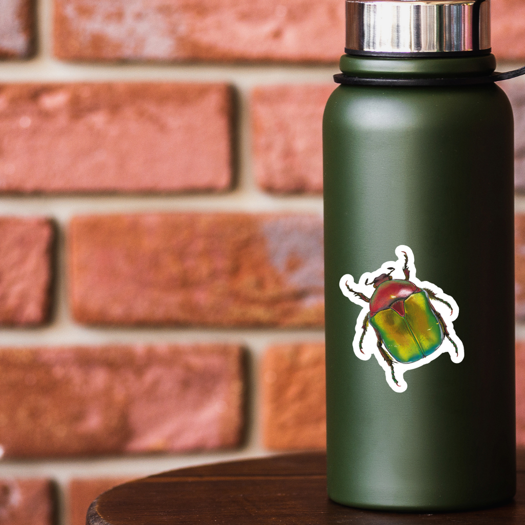 Waterproof Emerald Tip Beetle Sticker