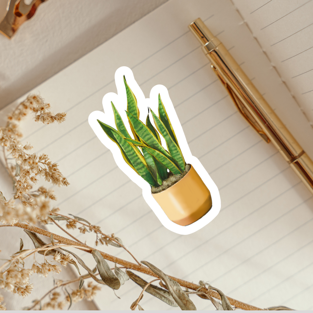 Waterproof Snake Plant Sticker