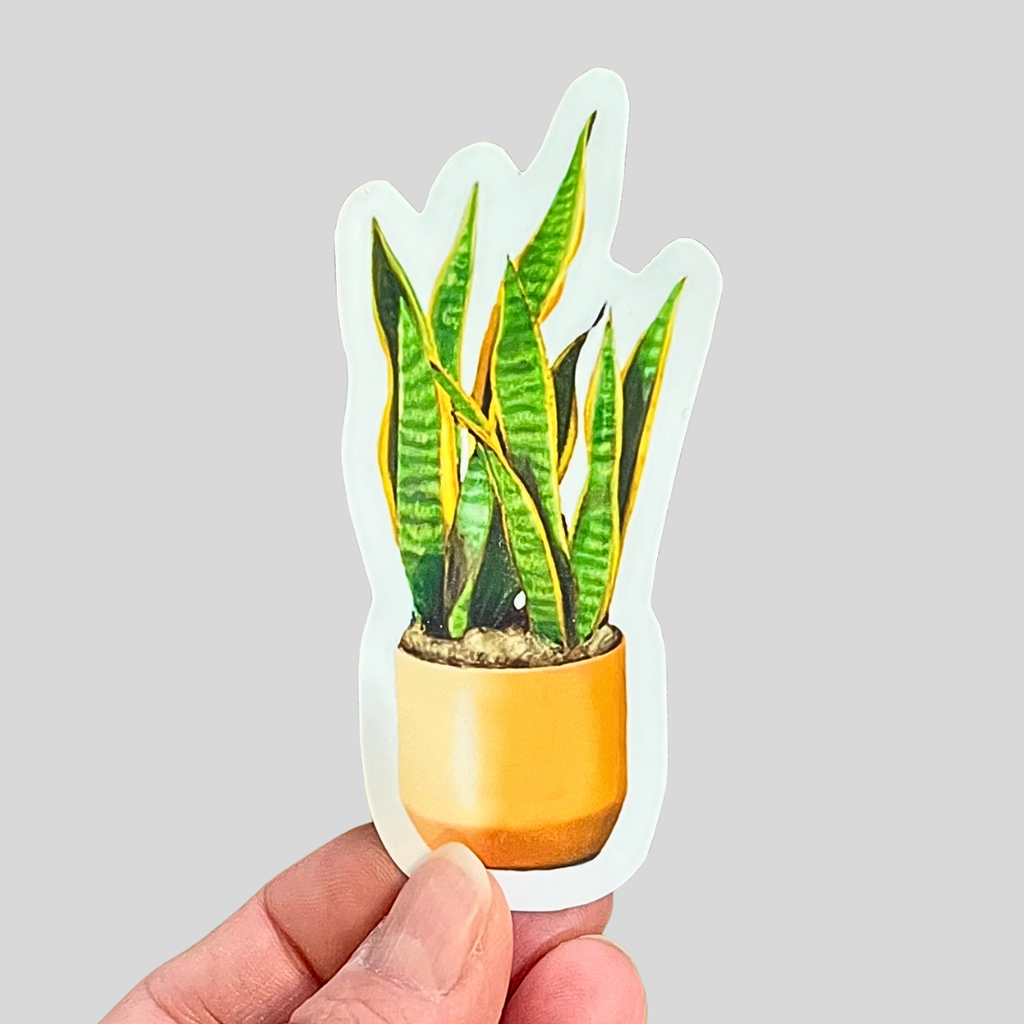 Waterproof Snake Plant Sticker