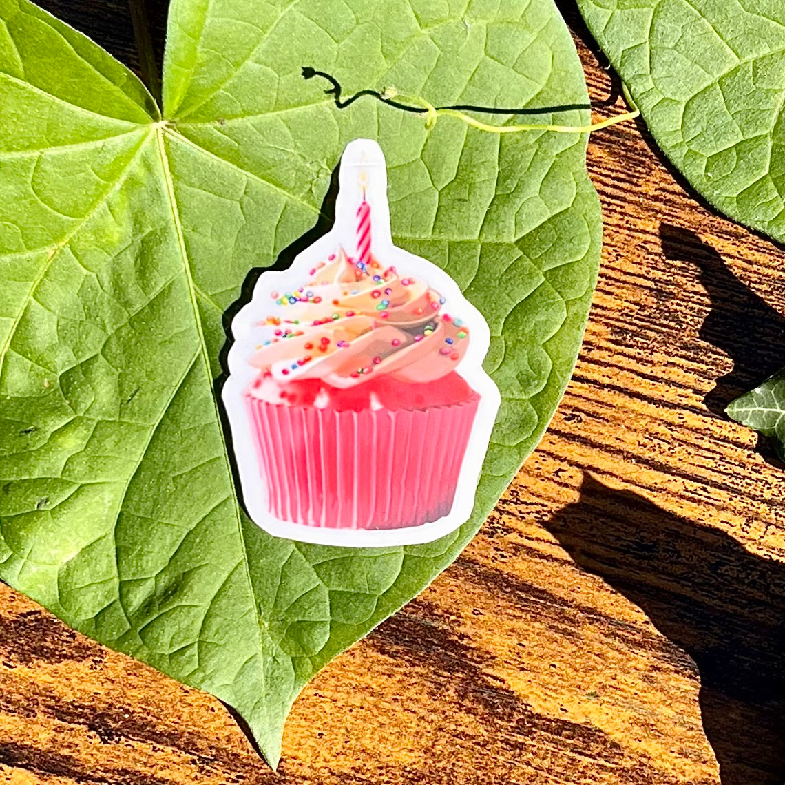Birthday Cupcake Sticker