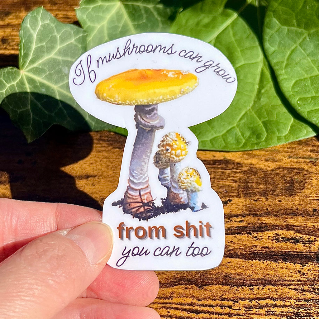 Weaterproof If Mushrooms Can Grow From Shit So Can You