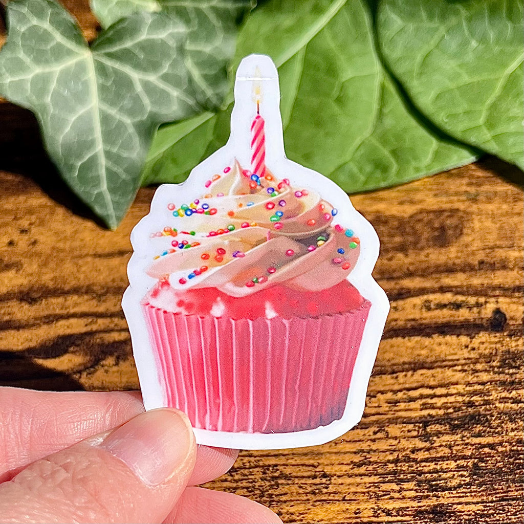 Birthday Cupcake Sticker