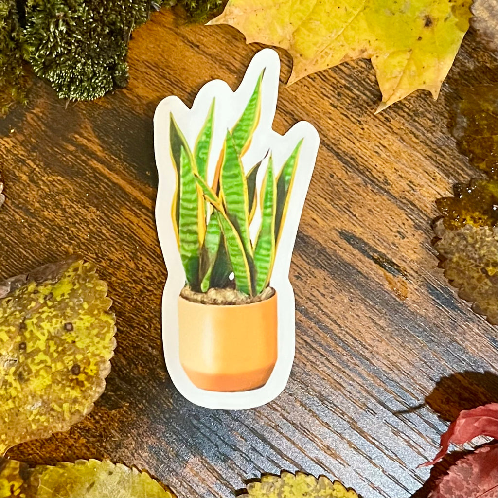 Waterproof Snake Plant Sticker