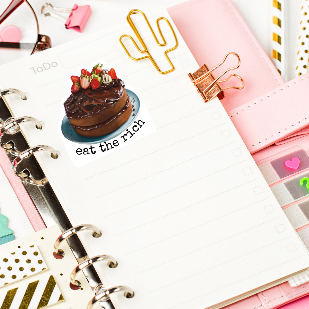 Eat the Rich Sticker