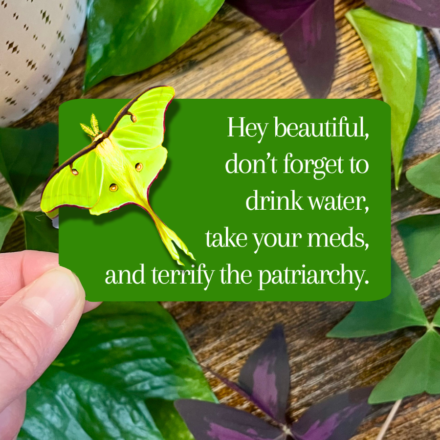 Waterproof Hey Beautiful Don't Forget To Drink Your Water Sticker