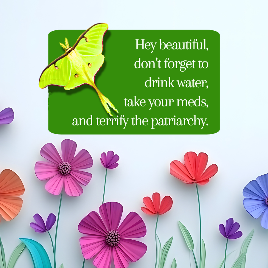 Waterproof Hey Beautiful Don't Forget To Drink Your Water Sticker