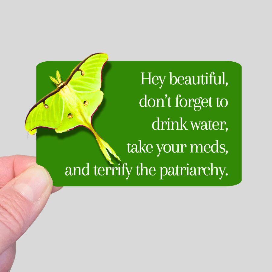 Waterproof Hey Beautiful Don't Forget To Drink Your Water Sticker