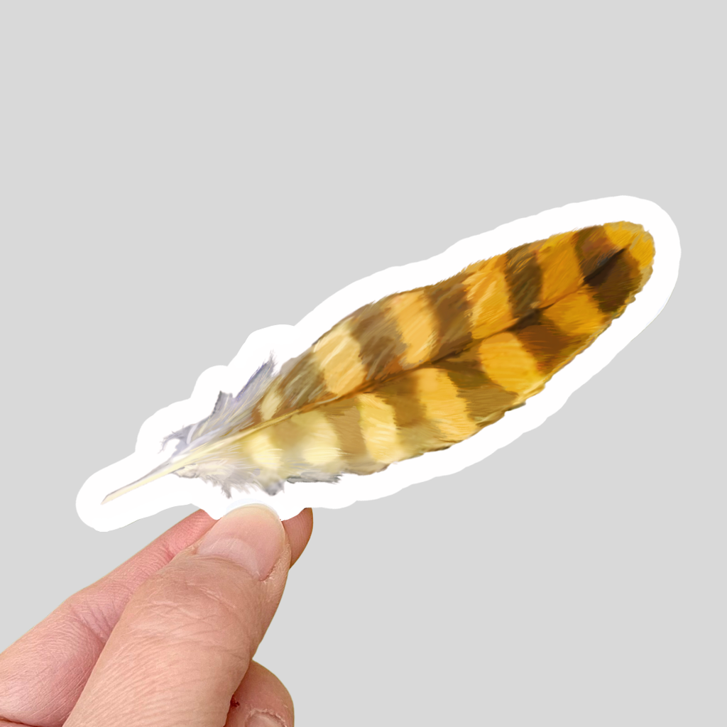 Waterproof Great Horned Owl Sticker