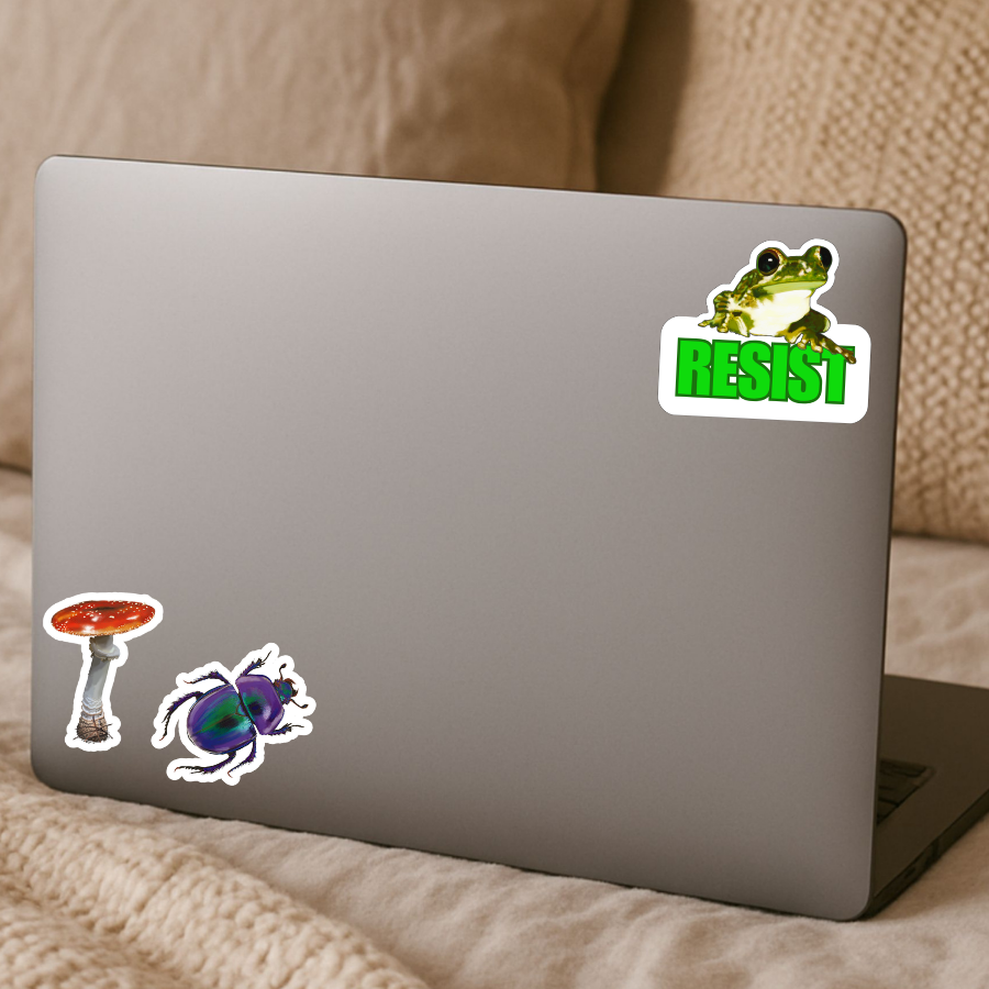 Rose Chafer Beetle Sticker - Waterproof Vinyl Sticker - Original Art Decal