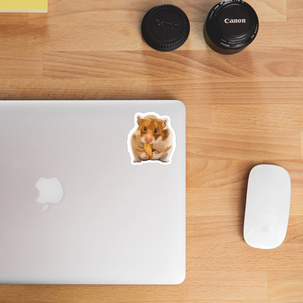 Hamster Nibbling Sticker